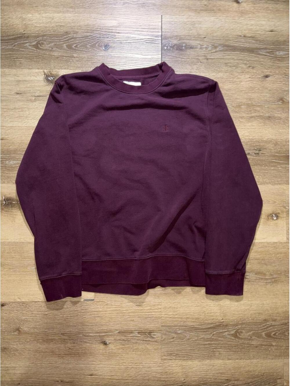 American Eagle Men’s XL Burgundy Embroidered Logo Crewneck Sweatshirt
